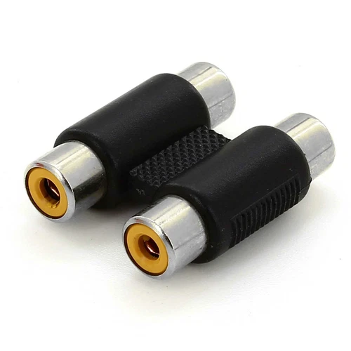 RCA Phono Coupler 2 x Dual Female to Female Audio Video Connector Adaptor Twin