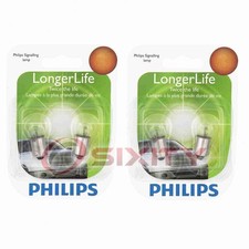 2 pc Philips Turn Signal Indicator Light Bulbs for Austin A60 Cambridge Mini js