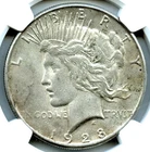 1928-S Peace Dollar, NGC AU55