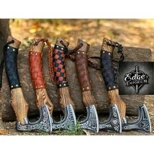 5 Piece Viking Axe & Camping Axe Set| Outdoor Survival, Throwing & Hunting Grear