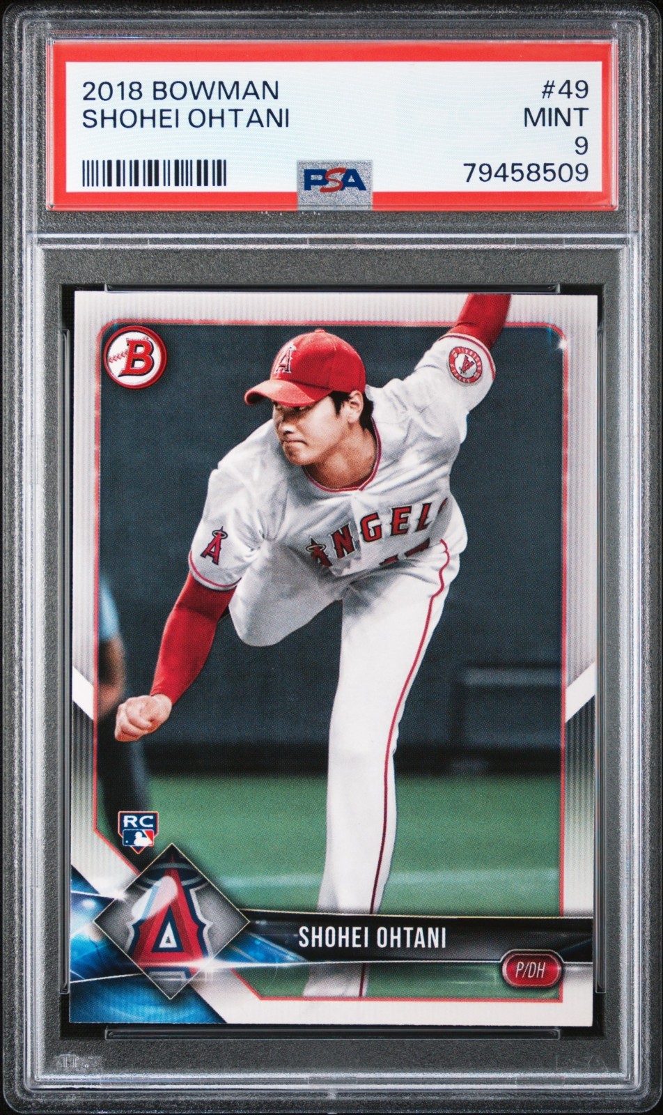 SHOHEI OHTANI 2018 Bowman ROOKIE RC #49 PSA 9 MINT ANGELS DODGERS (4 FOR SALE)