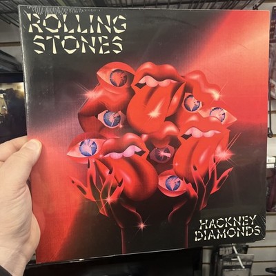The Rolling Stones Hackney Diamonds BLUE Vinyl LP Alternative Cover Artwork