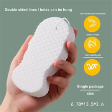 3D Sponge Exfoliating Bath Scrubbing Sponges Soft Sponge Body Scrubber Shower Br