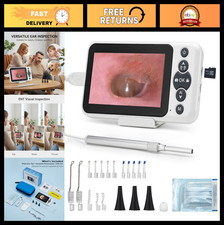 Digital Otoscope with 4.5" HD Screen, Ear Wax Removal Camera, 32GB Card, Visual