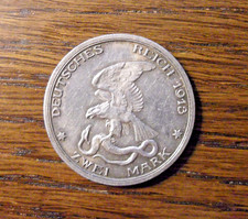 2 M Befreiungskriege Leipzig 1913 J 109 0.900 Silber