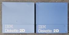 IBM 8" DISKETTE 2D Lot of Two 2 Sealed Boxes of 10 Computer Floppy Disks NOS