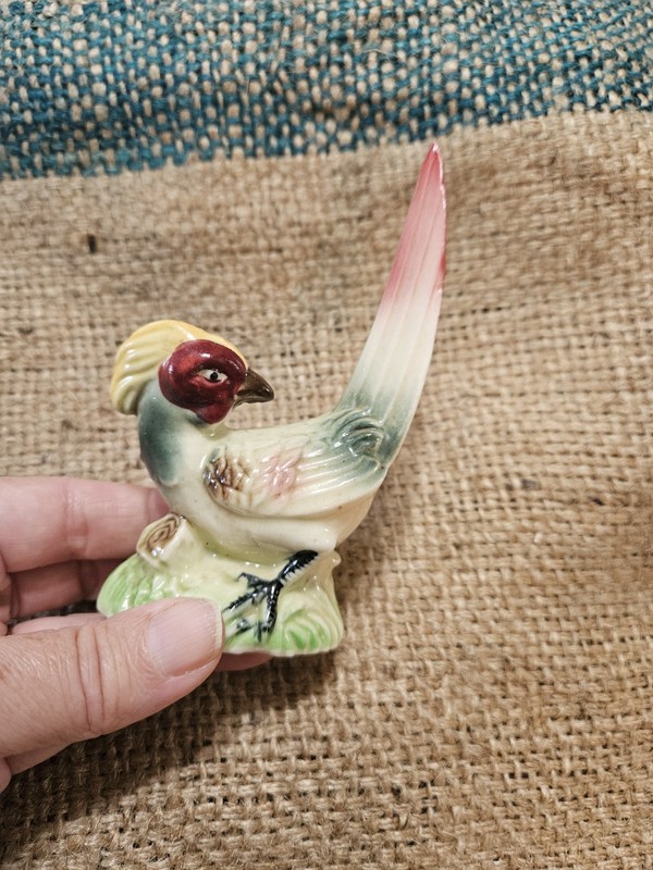 Vintage Japan Made Salt or Pepper Shaker Pheasant Figurine FREE US SHIPPING 