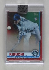 2019 Topps Clearly Authentic Auto Red 20/50 Yusei Kikuchi #CAA-YK Auto w7p