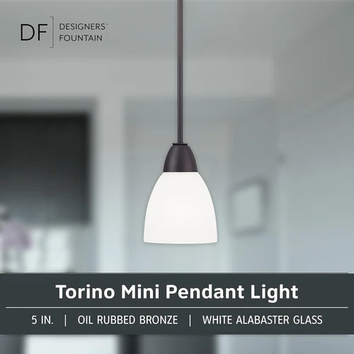 15005-MP-34 Torino Mini Pendant, Oil Rubbed Bronze - Picture 9 of 12