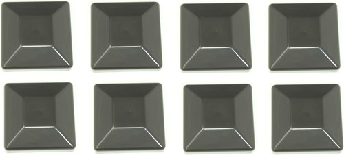 Tappi per pali recinzione in plastica nera per pali 4x4 - confezione sfusa da 8 - Foto 3 di 11