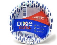 Dixie Ultra Paper Bowls, 20oz, 135 Count