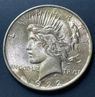 1922 Peace Silver Dollar - Old US 90% Silver $1 Coin