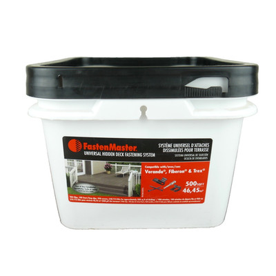 NEW FastenMaster Universal Hidden Deck Fastening System 500 sq ft. FMTHDCLIP-500