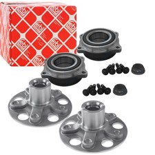 2x FEBI Radlager + GSP Radnabe Satz Hinten f&uuml;r MERCEDES W205 A205 S205 C205