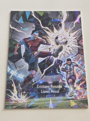 2026 CRISTIANO RONALDO  LIONEL MESSI ANIME CRACKED ICE
