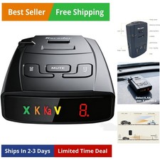 KARADAR S360 Radar Detector for Cars   360 laserEye X/K/Ka Band Detection, VG...