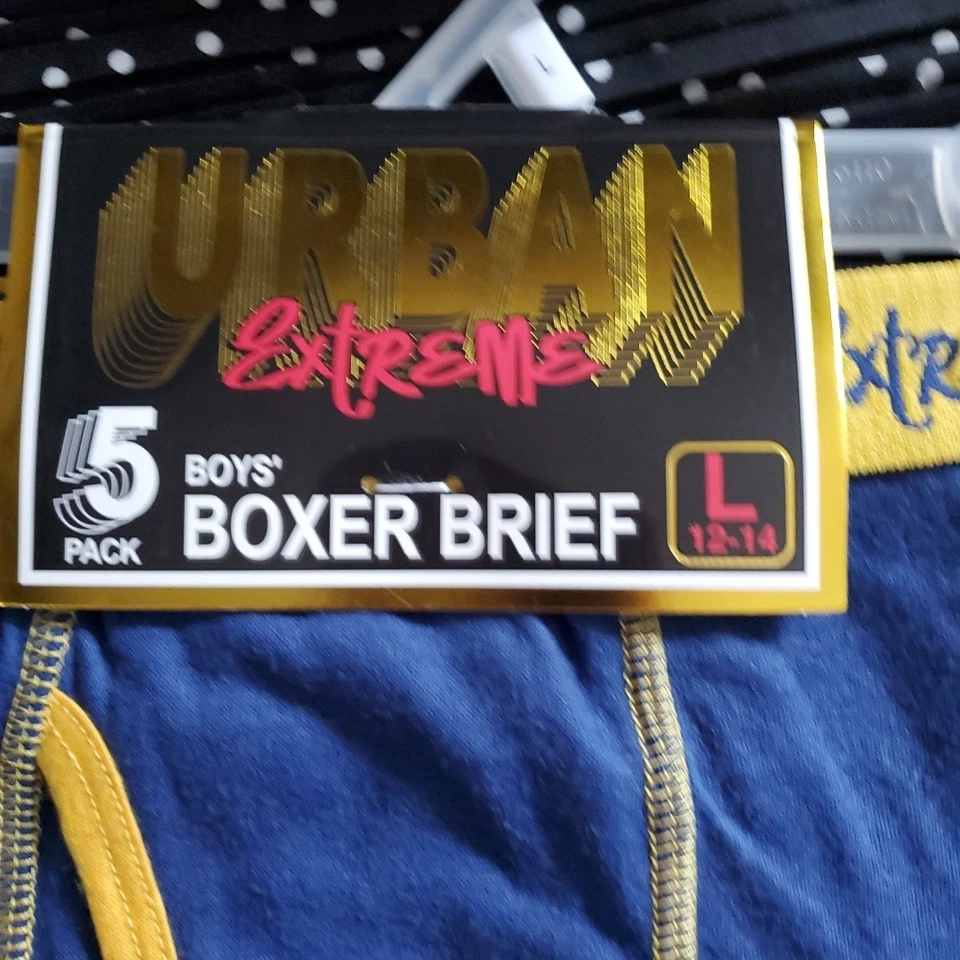 Urban Extreme Boys' 5-Pack Boxer Briefs Color: multi / Size: L 12 - 14 - Image 2 of 4