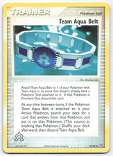 Team Aqua Belt 76/95 Team Magma vs Team Aqua Reverse Holo Trainer Pokemon LP on eBay