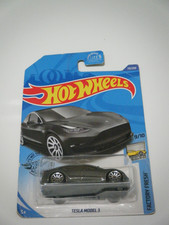 Hot Wheels Grey Tesla Model 3, 112/250 | Factory Fresh 9/10 - Produced 2020