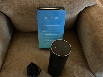 Amazon Echo (1st Generation) Smart Assistant - Black
