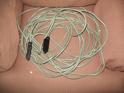Telecom cable with 25 Pair conductors and 50 POS Male Connectors 50ft