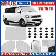 3PCS Fit VW T5 T6 Internal Thermal Blinds Window Screen Cover Blind Reversible