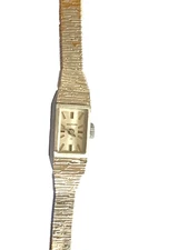 Vintage Ladies 17 Jewels Waltham Mechanical Watch White Gold Wristwatch
