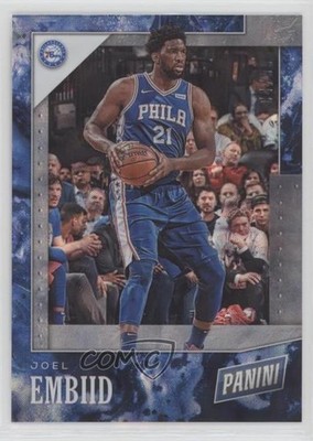 2019 Panini Black Friday Galactic Windows 4/25 Joel Embiid #18 7xr