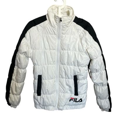 FILA bomber jacket black and white puffer jacket new with tags Small