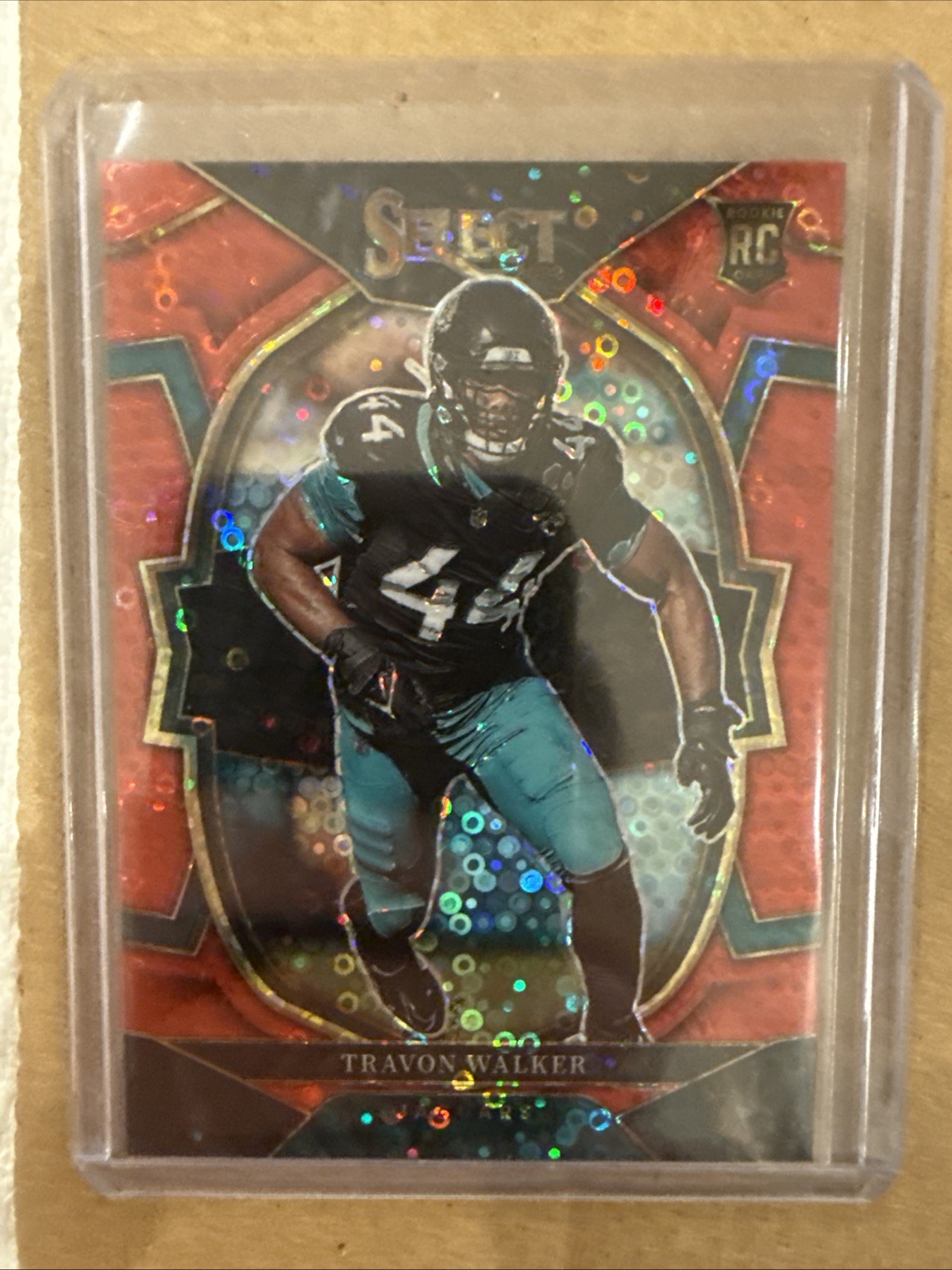 2022 Panini Select - Concourse Travon Walker #42 Red Disco Prizm /49 (RC)