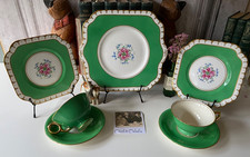 Vintage Royal Winton & Osborne Bone China Afternoon Tea Set for Two People