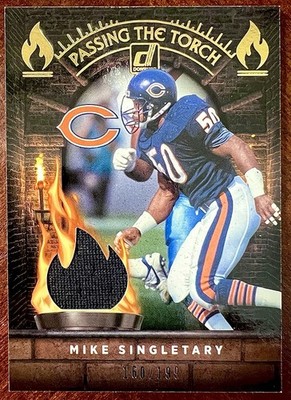 2021 Donruss - Passing the Torch Jerseys - Mike Singletary, Roquan Smith 160/199