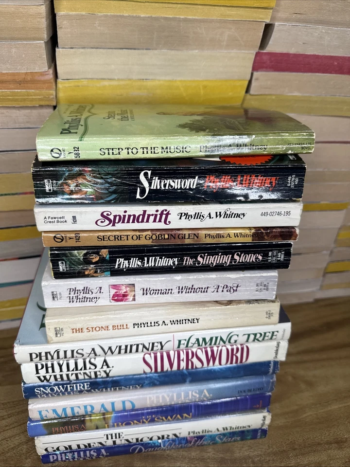 Lot of 14 Phyllis Whitney Gothic Vintage 60 70s Books Mystery Romance Horror Bce Foto 2 de 4