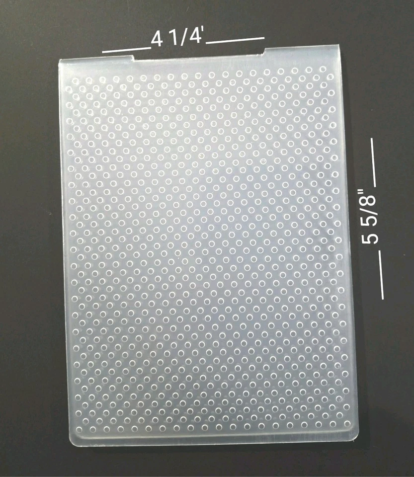 Carpeta de estampado de textura de puntos, álbumes de recortes, fabricación de tarjetas, suministros de artesanía Foto 3 de 4