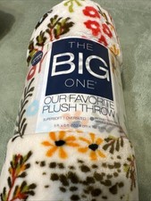 NEW The Big One 5ftX6ft Oversized Supersoft Blanket - Woodland Animals