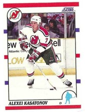 ALEXEI KASATONOV 1990-91 SCORE ROOKIE CARD NM-MT+ CONDITION. rookie card picture