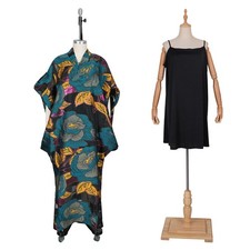 African Dashiki Printes Abaya Women Long Dress Maxi Robe Kaftan Formal Prom Sets