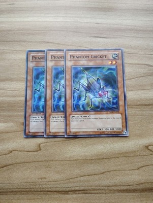 Yu-Gi-Oh! - Phantom Cricket 3X - Complete Playset Of Cards