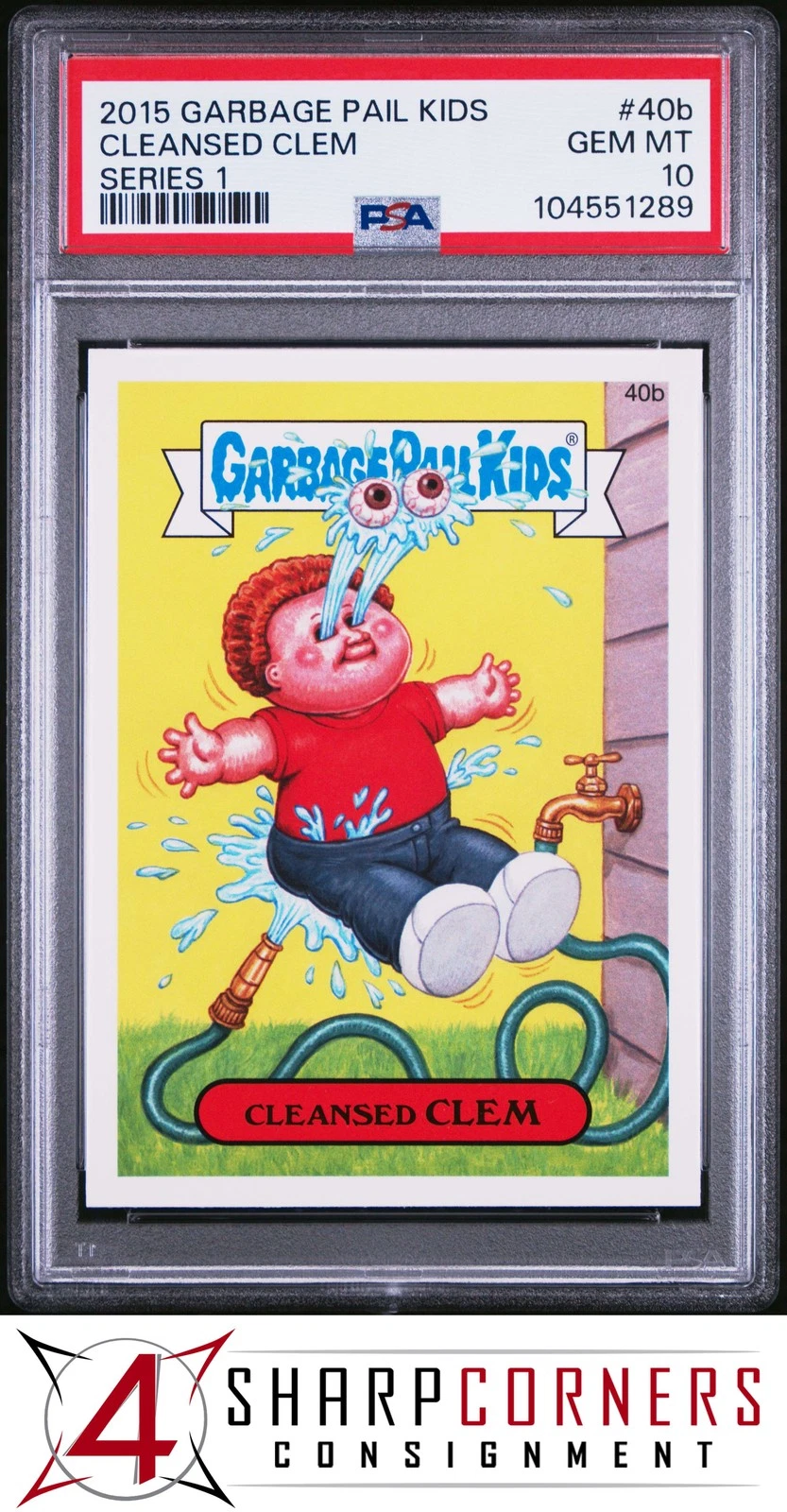 2015 Topps Garbage Pail Kids Series 1 #40b CLEANSED CLEM front