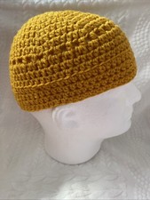 Adult Handmade Crochet Skull Cap Kufi