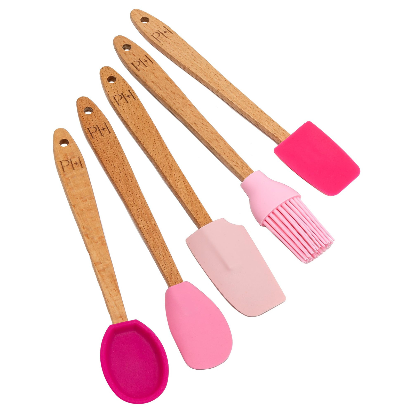 Mini Silicone Spatula Set, Heat Resistant Kitchen Utensils Tool Set includes ...