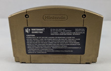 The Legend of Zelda Ocarina of Time Gold Cartridge N64 Tested Authentic