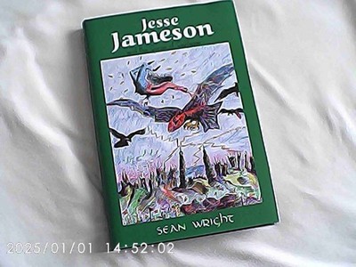 3 JESSE JAMESON BOOKS BY SEAN WRIGHT  All Signed DOODLED st/1st  **MINT**