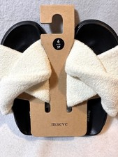 Anthropologie Maeve Terry Crisscross Slide Slippers SIZE US 6