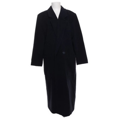 Mantel, Damen, Größe: 40, Schwarz, Kaschmir/Polyester, Einfarbig, Samt #KeJ