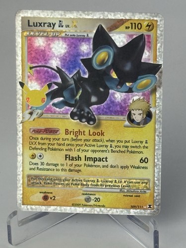 Luxray GL LV.X 109/111 Celebrations: Classic Collection Pokemon Holo NM