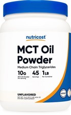 Nutricost MCT Oil Powder (1 LB) - Premium MCT Oil, Non-GMO, Gluten Free