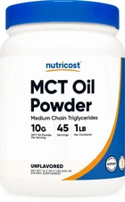 Nutricost MCT Oil Powder (1 LB) - Premium MCT Oil, Non-GMO, Gluten Free
