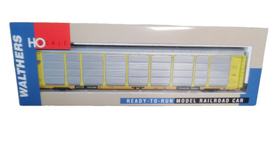 Walthers 932-4853 HO Scale CNW-ETTX Thrall 89' Tri-Level Auto Carrier #701380