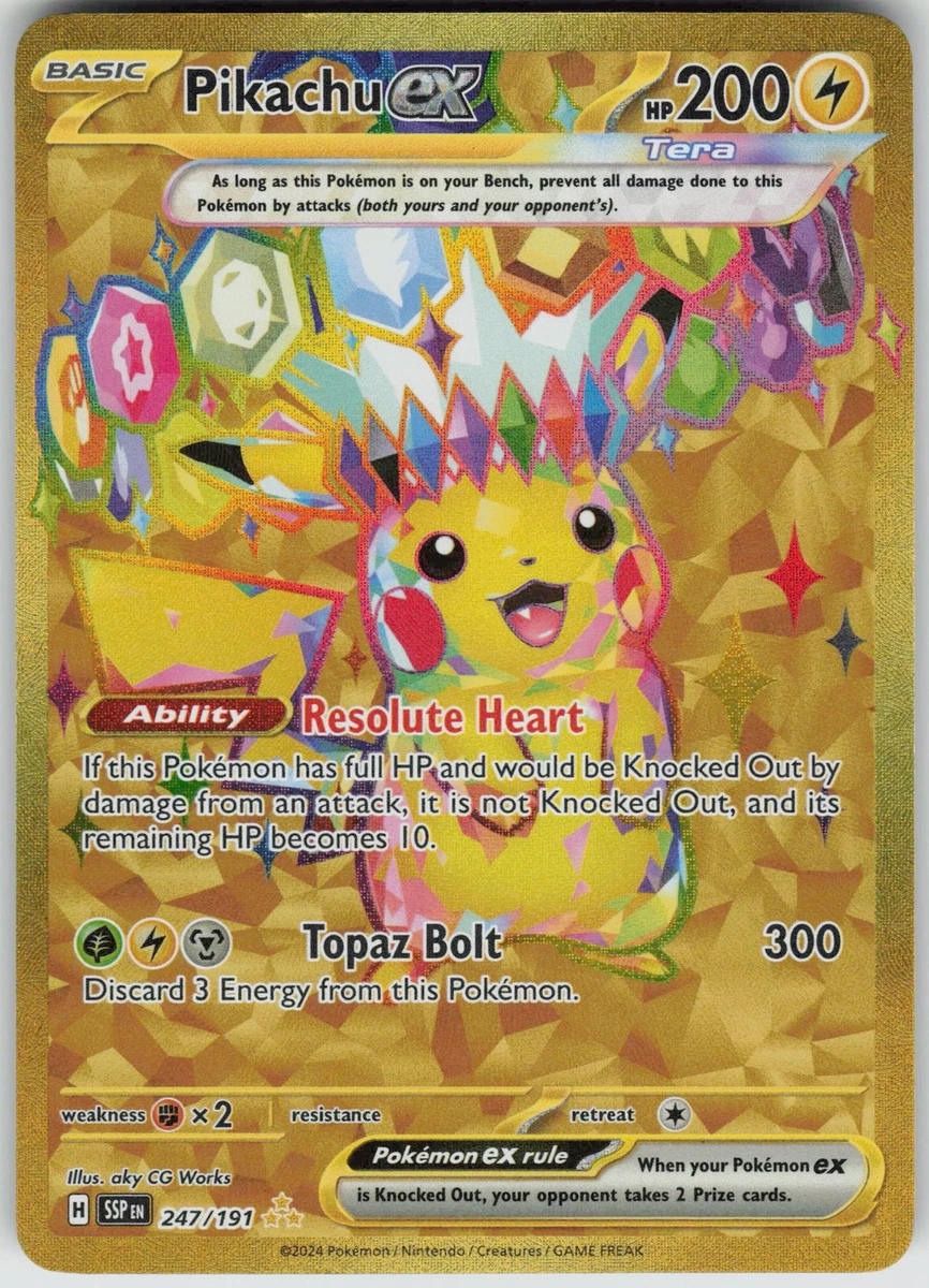 Pikachu Ex 247/191 Sv08: Surging Sparks for sale | eBay